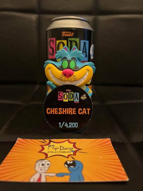 Cheshire Cat Blacklight Common Soda!