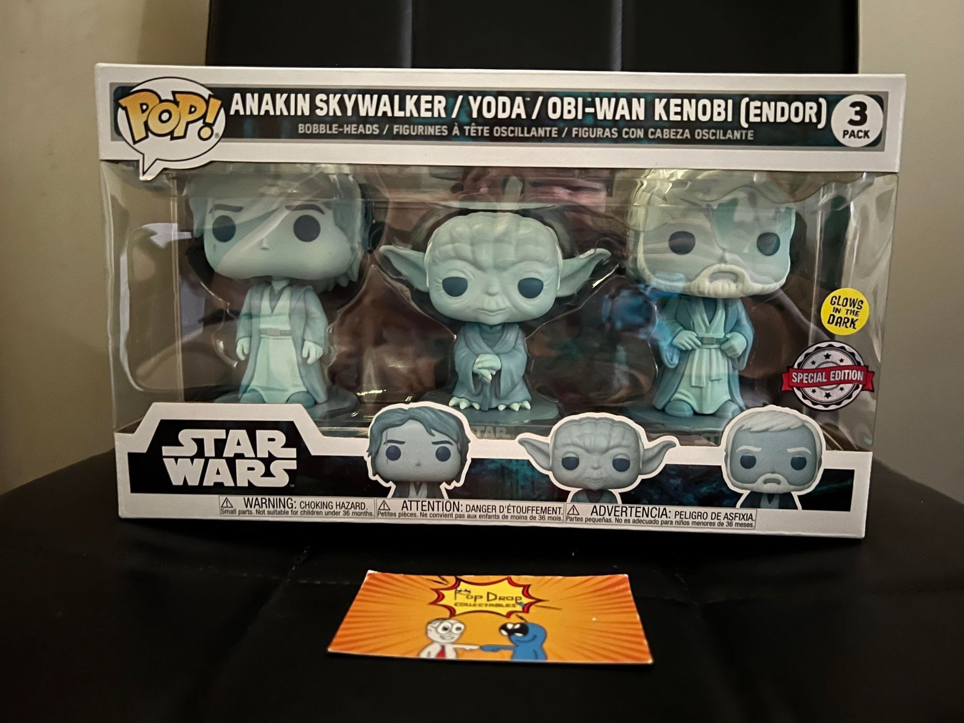 Star Wars 3 Pack GLOW Pop!