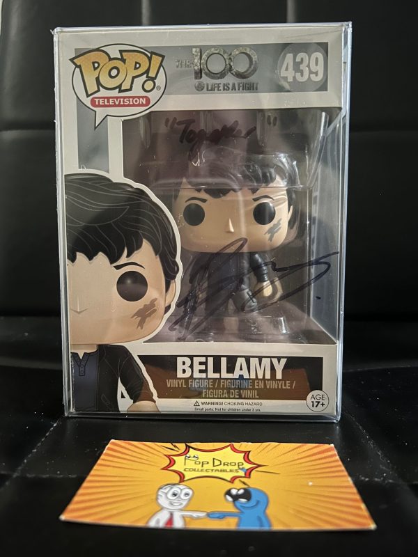 The 100 Series Bellamy Funko Pop! SIGNED WITH COA.
