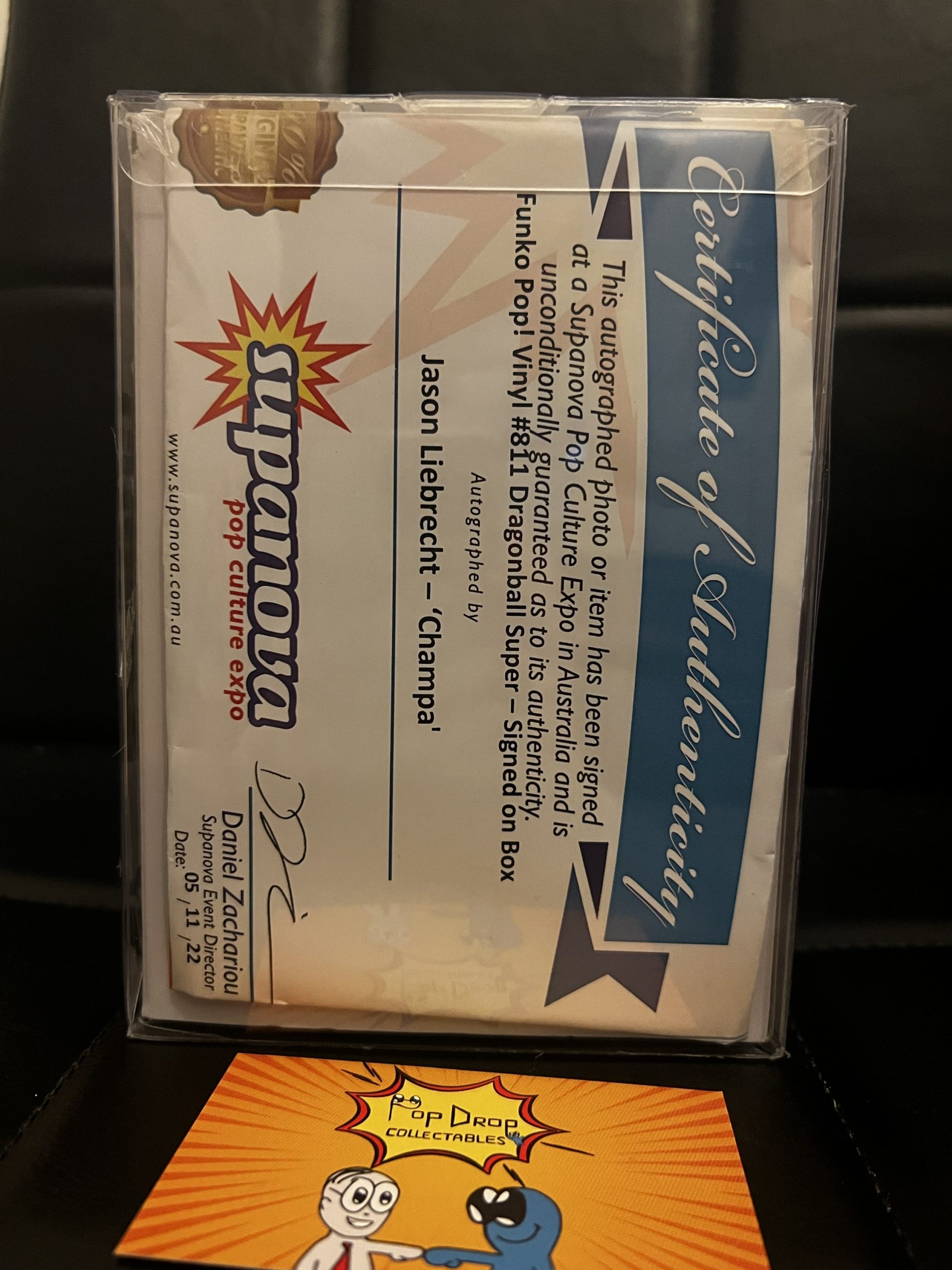 Champa SIGNED Funko pop! - Image 2