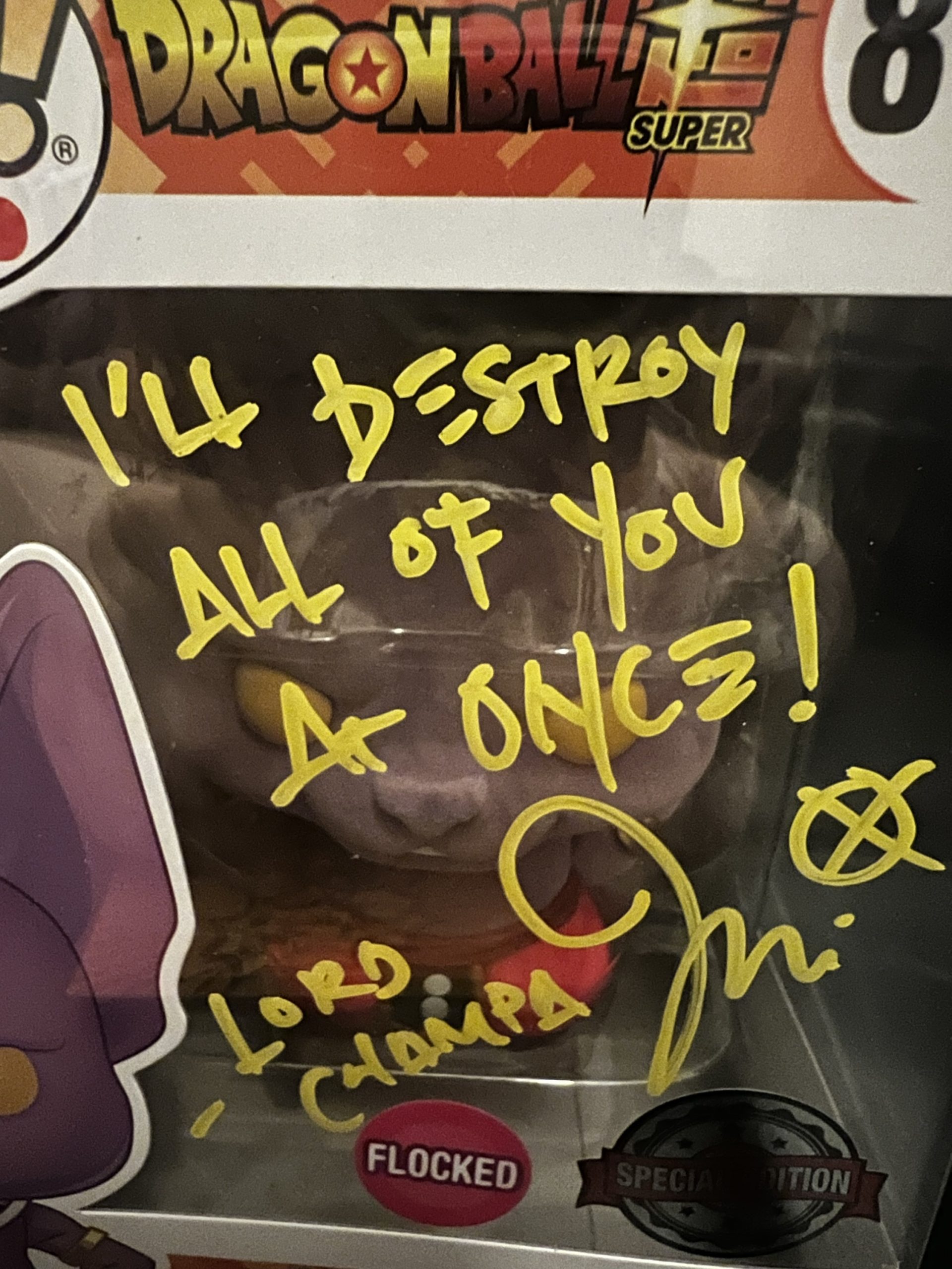 Champa SIGNED Funko pop! - Image 7