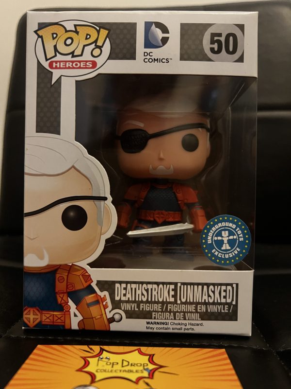 DeathStroke unmasked Funko Pop!