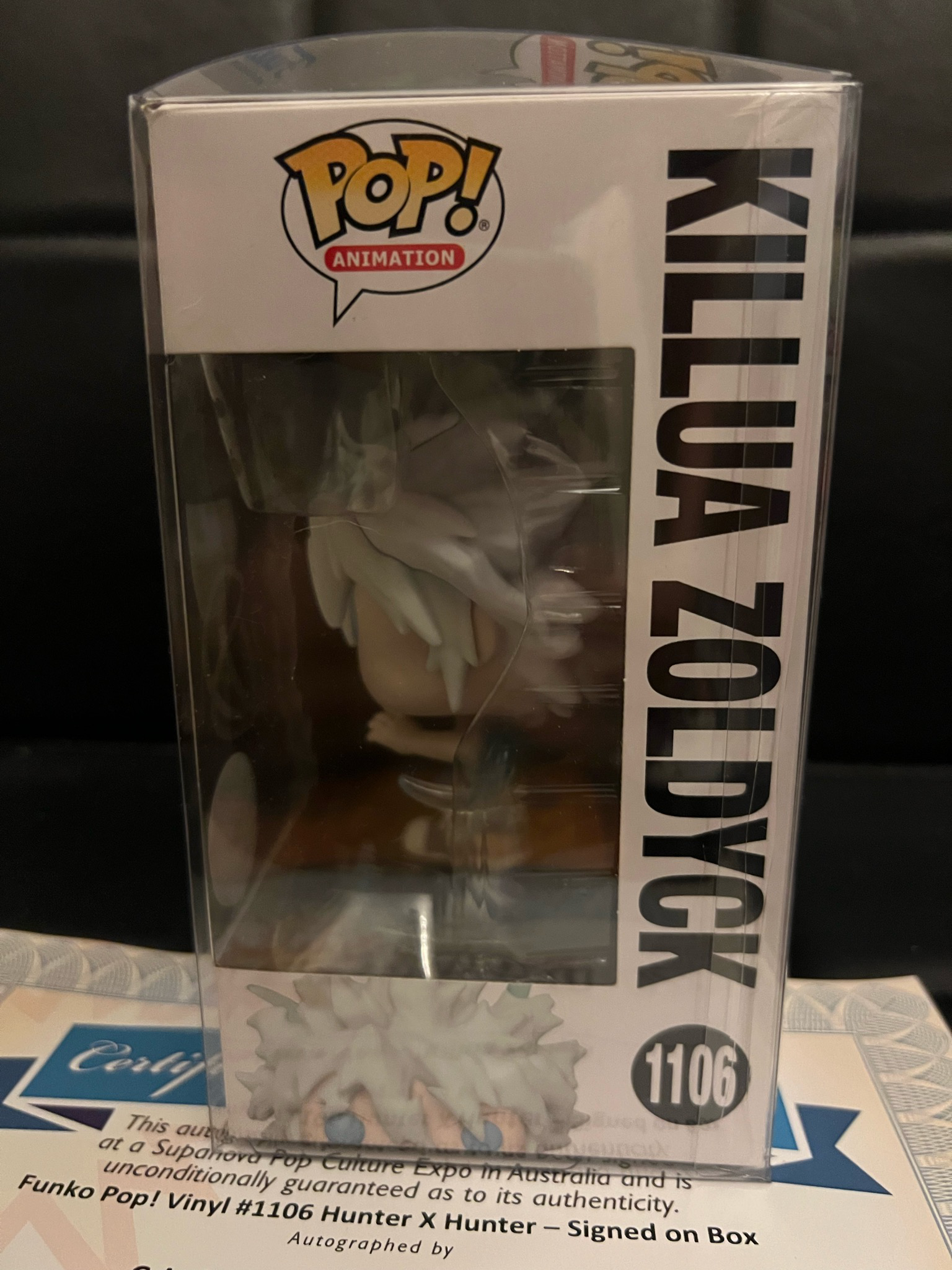 Killua signed by Cristina Vee COA Pop! - Image 3
