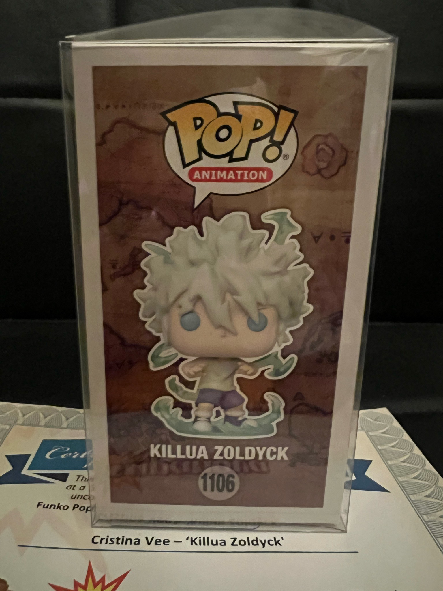 Killua signed by Cristina Vee COA Pop! - Image 8
