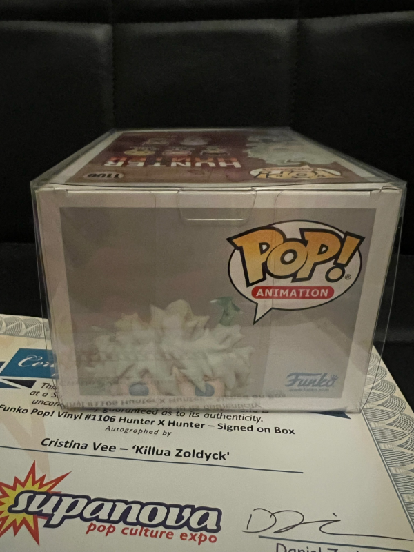 Killua signed by Cristina Vee COA Pop! - Image 6