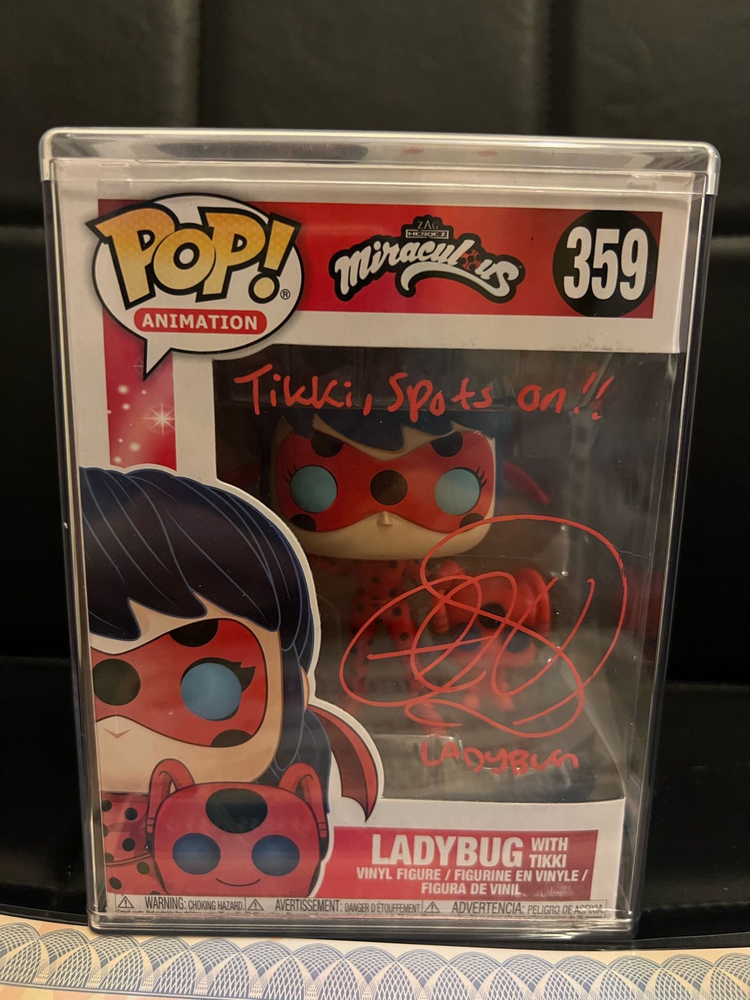 Ladybug With Tiki Pop! SIGNED