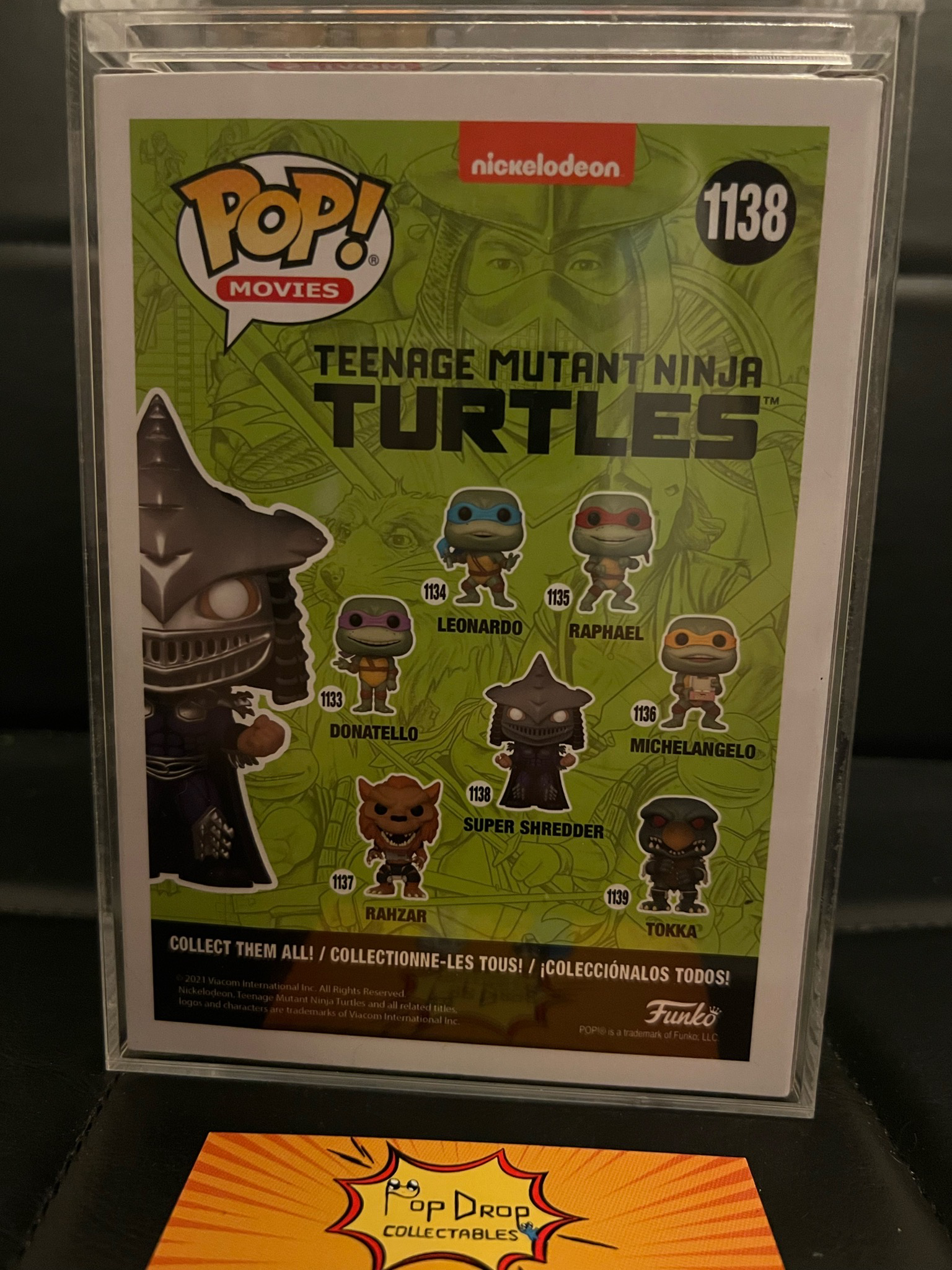 Shredder SIGNED Custom Pop! - Image 8