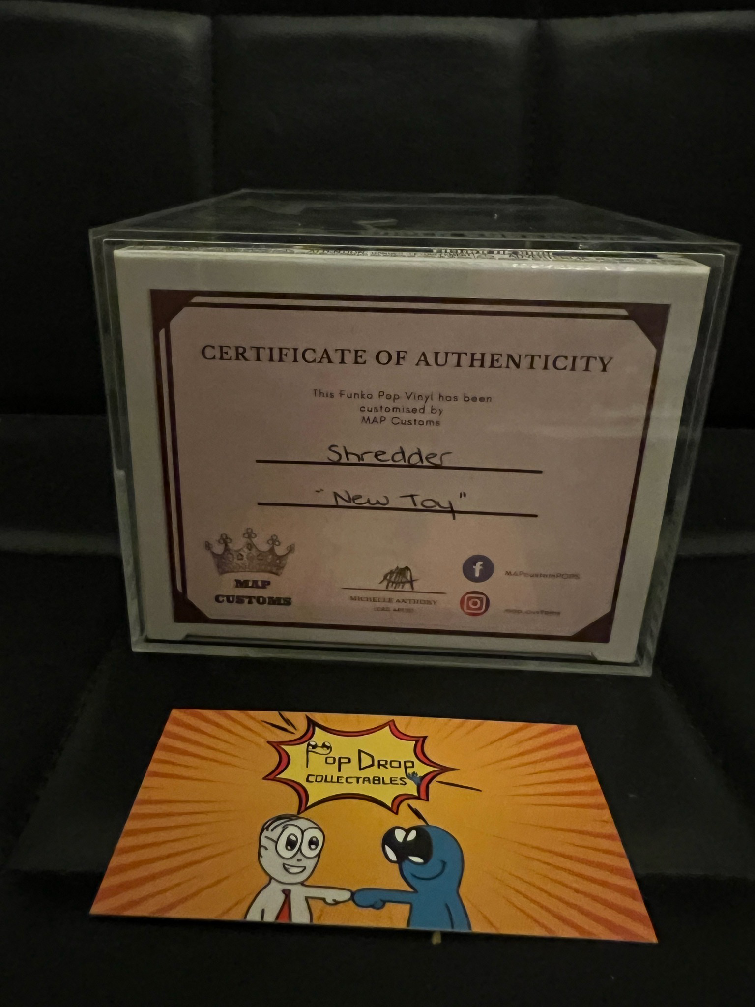 Shredder SIGNED Custom Pop! - Image 4