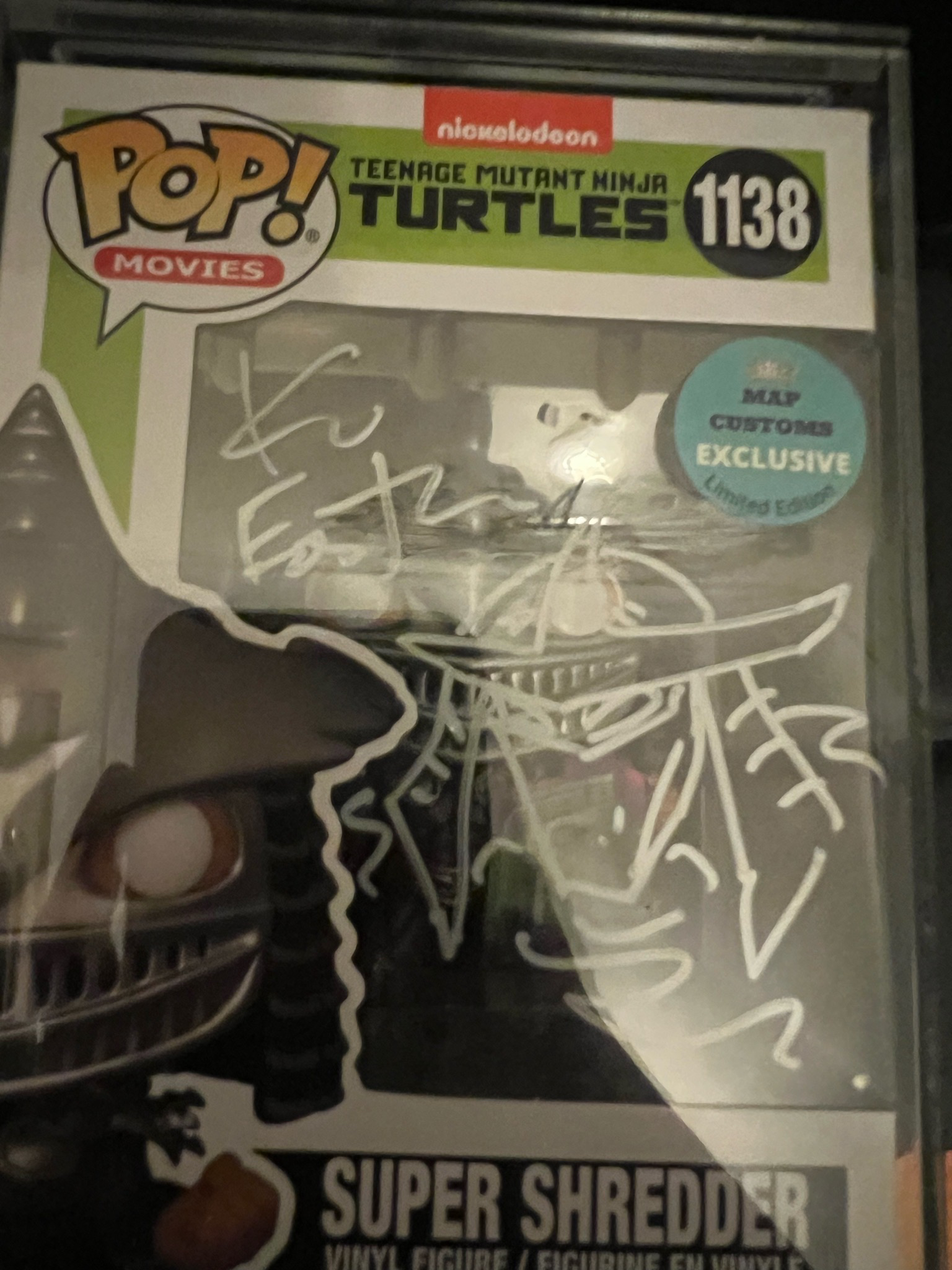Shredder SIGNED Custom Pop! - Image 3