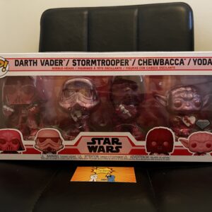 4 Pack Star Wars Vader/Trooper/Chew/Yoda