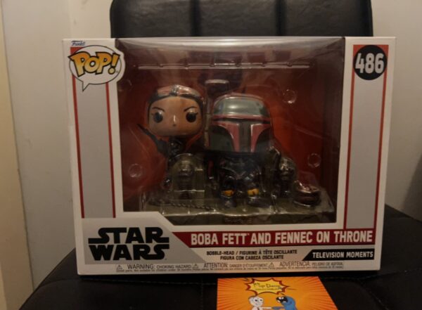 Boba Fett and Fennec on throne Pop!