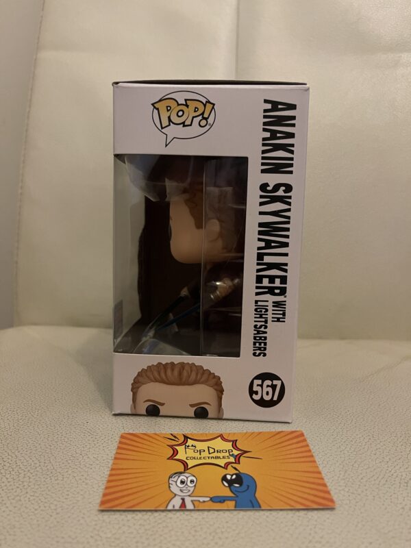 Anakin Skywalker with Lightsaber Comic con Pop vinyl figure - Image 2