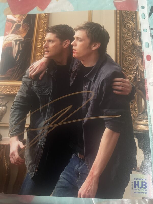 Supernatural Adam Signed by Jake Abel
