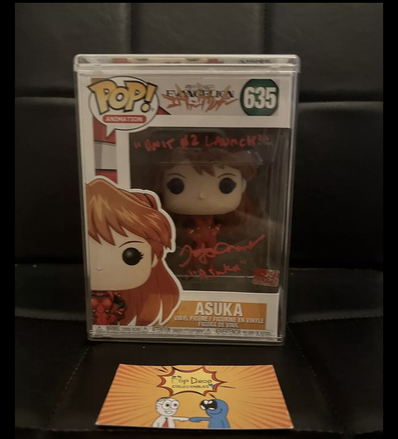Evangelion #635 Asuka SIGNED BY Tiffany Grant Funko Pop!