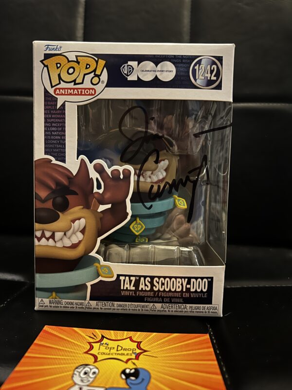 Taz as Scooby doo signed by Jim Cummings pop! - Image 2