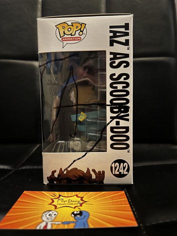 Taz as Scooby doo signed by Jim Cummings pop! - Image 3