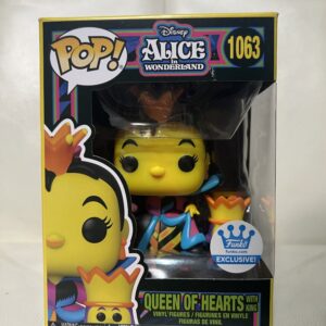 Queen of hearts with king (blacklight) pop!