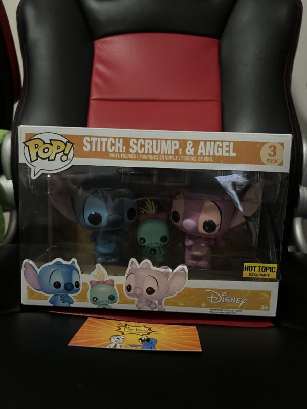 Stitch, Scrump and Angel 3 pack pop!