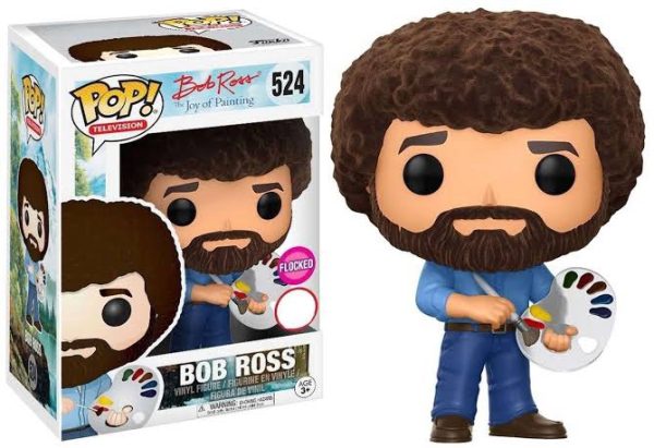 Bob Ross Flocked Funko Pop!
