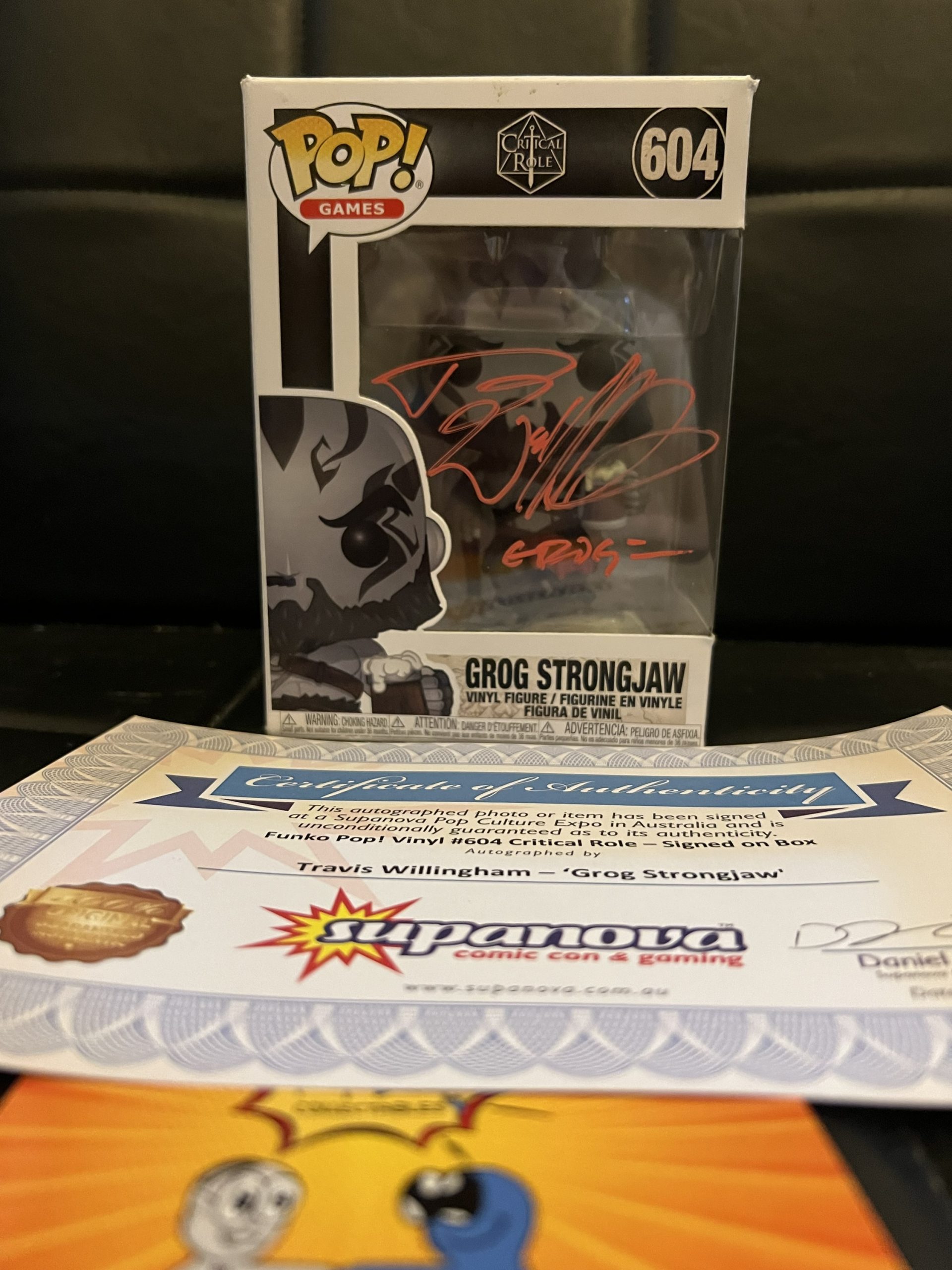 Grog Signed funko pop!