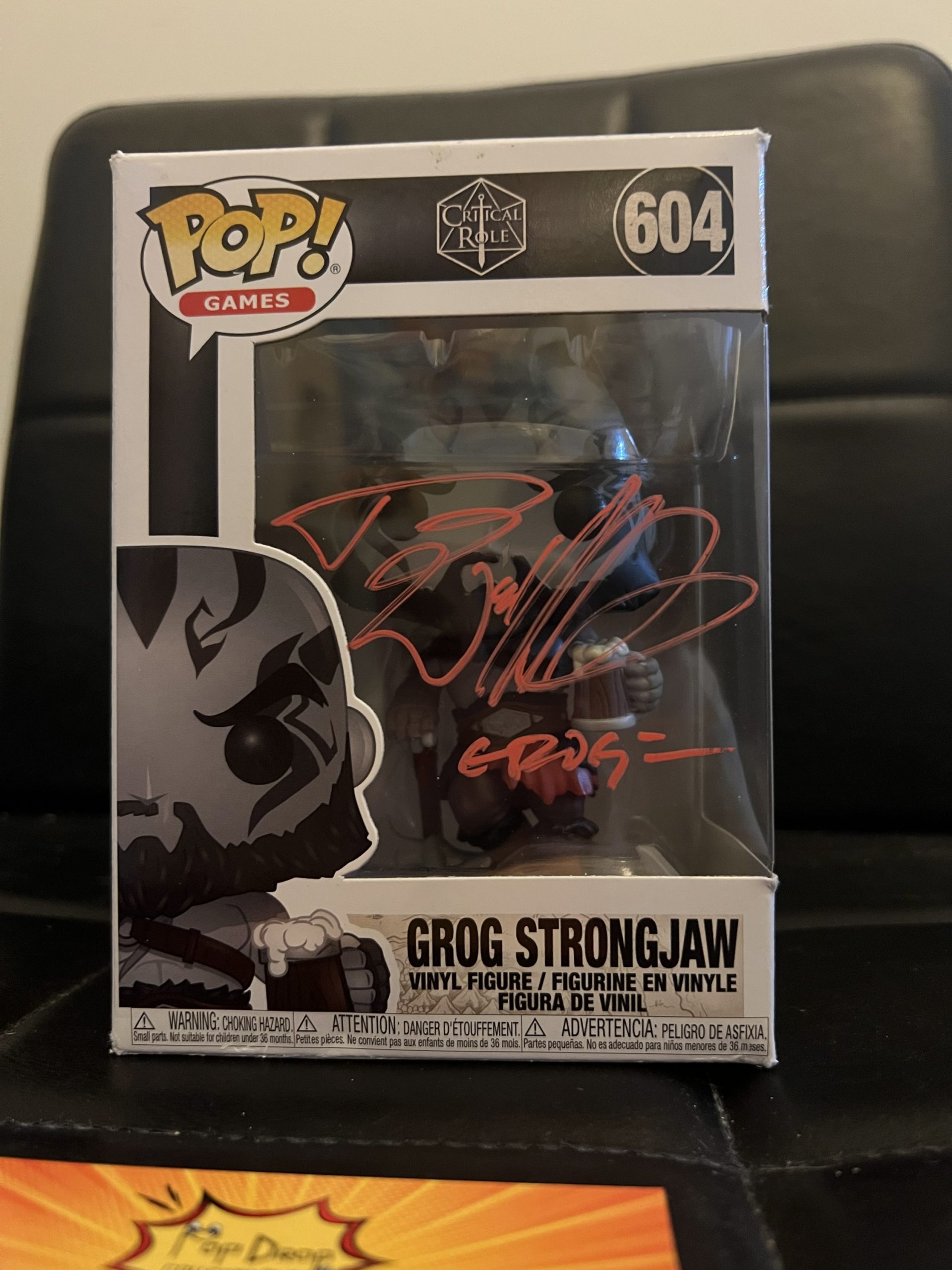 Grog Signed funko pop! - Image 3
