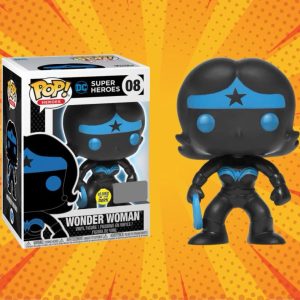 Wonder Woman silhouette glow Funko pop!