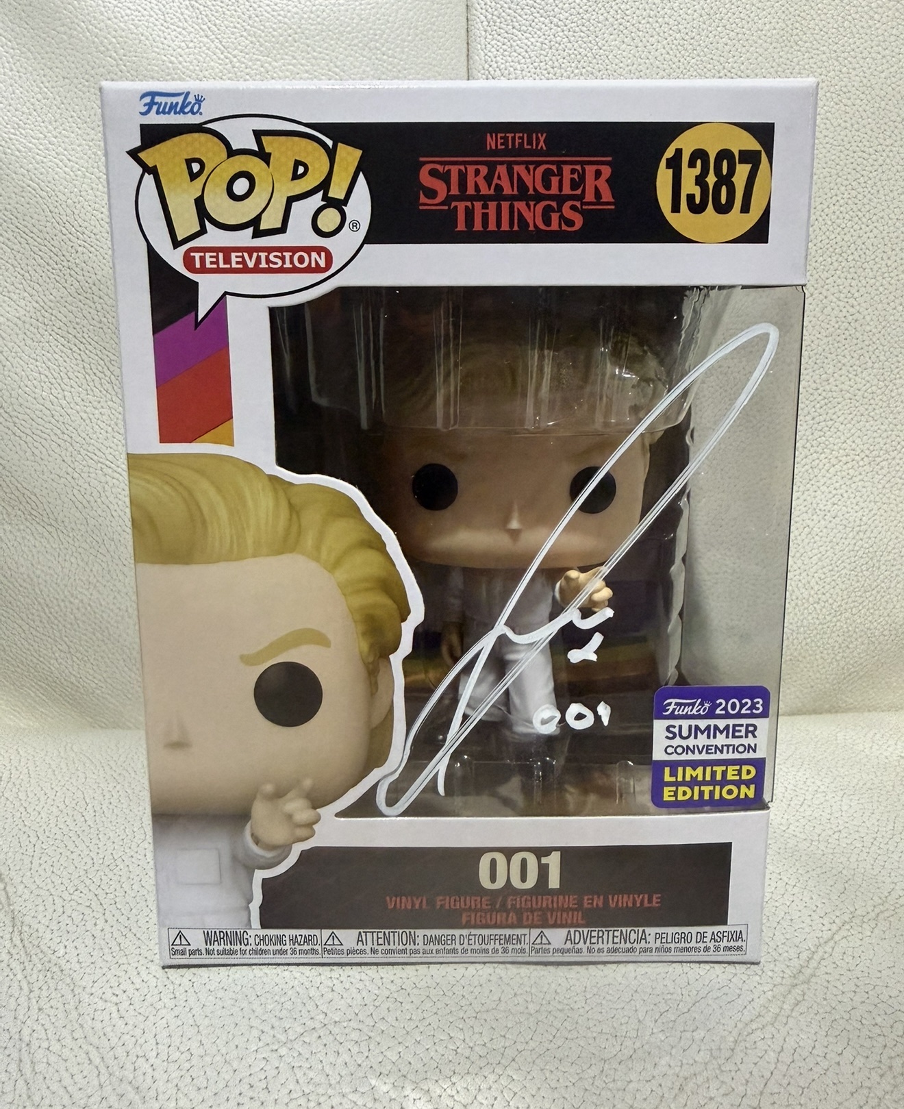 001 (Vecna) Funko Pop! Signed by Jamie Campbell Bower!