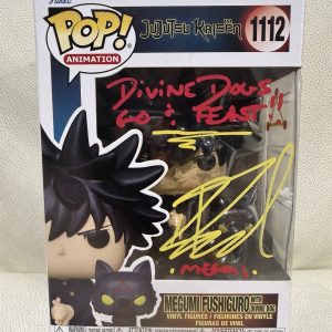 Megumi funko pop! Signed by Robbie Daymond!